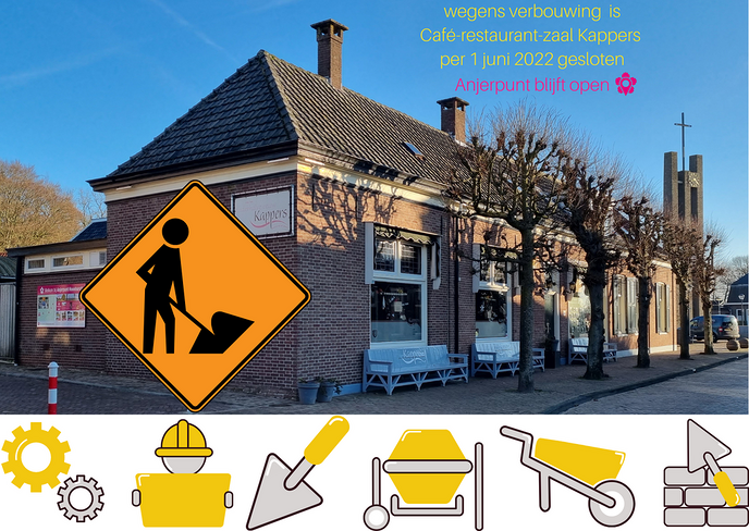 Start grote verbouwing Café-restaurant-zaal Kappers - Foto: Ingezonden foto