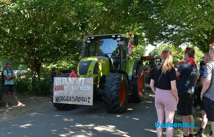 Rond de 60.000 demonstranten bij Boerenprotest in Stroe - Foto: Johan Bokma