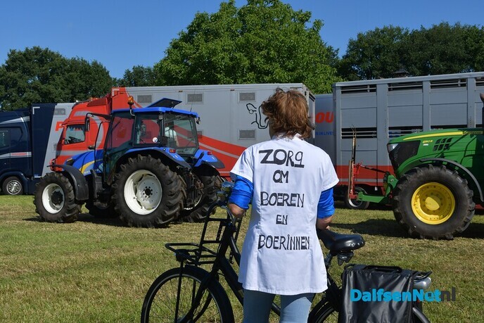 Rond de 60.000 demonstranten bij Boerenprotest in Stroe - Foto: Johan Bokma