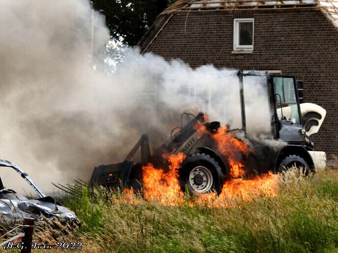 Shovel uitgebrand