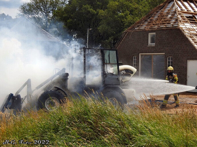 Shovel uitgebrand