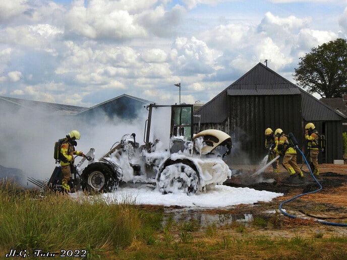 Shovel uitgebrand