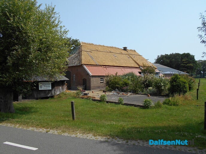 Voortgang riet dekken