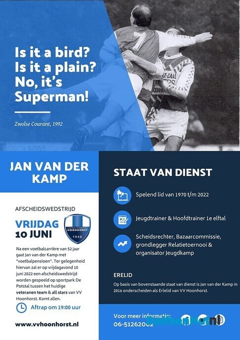 Voetbalschoenen aan de wilgen - Foto: Ingezonden foto