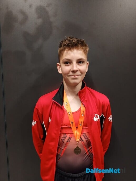 Turner Hristo Knol 3 de op NK springen - Foto: Ingezonden foto