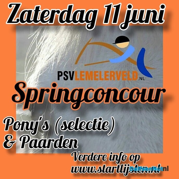 Zaterdag 11 juni Springwedstrijd - Foto: Ingezonden foto