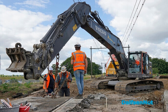 Spoorwegovergang Hessenweg verwijderd - Foto: Paul Scholten
