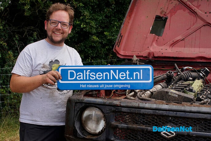 Nieuwe foto’s met bord van DalfsenNet.nl - Foto: Paul Scholten