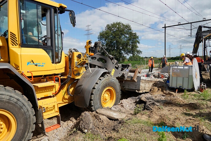 Spoorwegovergang Hessenweg verwijderd - Foto: Paul Scholten