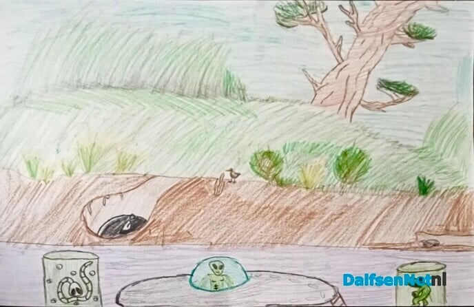 Schilderijen en tekeningen van kinderen (7-12) - Foto: Ingezonden foto