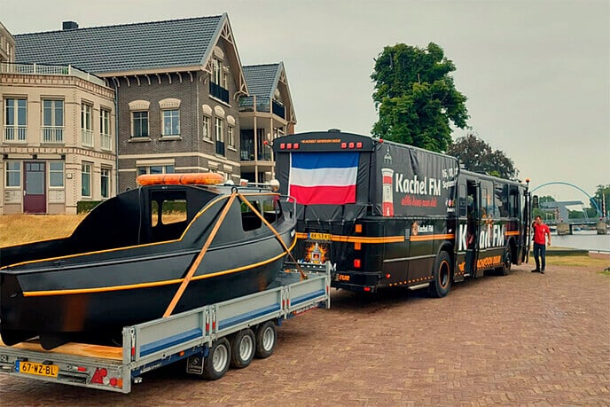 KachelFM bezoekt Dalfser haven - Foto: Ingezonden foto