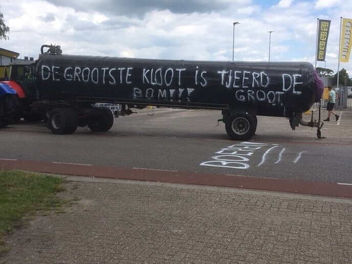 Boeren protest vandaag - Foto: Ingezonden foto