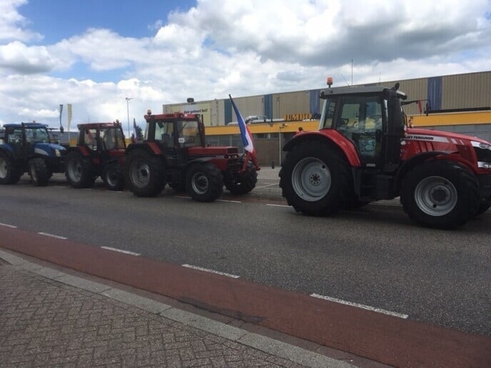 Boeren protest vandaag - Foto: Ingezonden foto