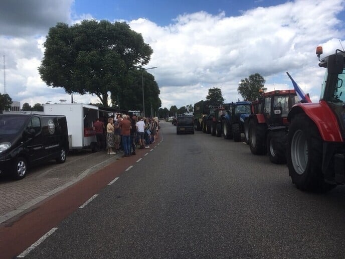 Boeren protest vandaag - Foto: Ingezonden foto