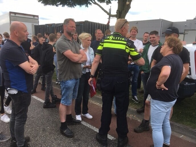 Boeren protest vandaag - Foto: Ingezonden foto