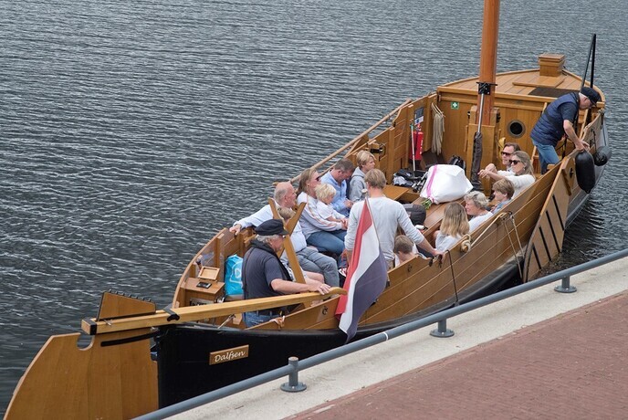 Vechtzomp Dalfsen vaart in vakantieseizoen alle dagen - Foto: Geert Bistervels