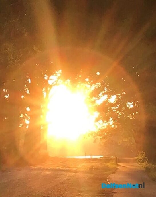 En de zon ging onder …. - Foto: Ingezonden foto