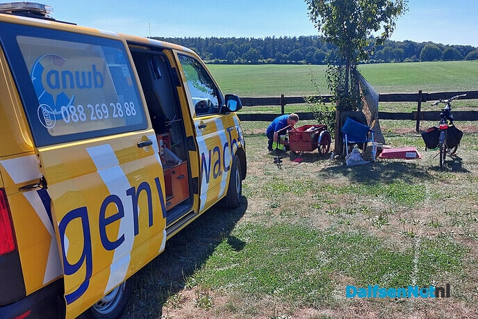 Pech blijft fietser Harry Gruizinga dagelijks achtervolgen - Foto: Ingezonden foto