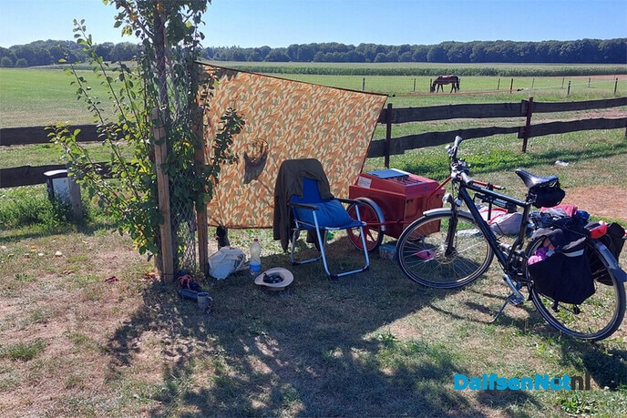 Pech blijft fietser Harry Gruizinga dagelijks achtervolgen - Foto: Ingezonden foto