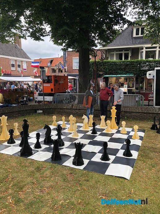 Schaken op zaterdag 13 augustus - Foto: Ingezonden foto
