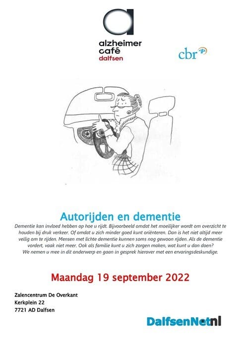 Alzheimercafé 19 september - Foto: Ingezonden foto