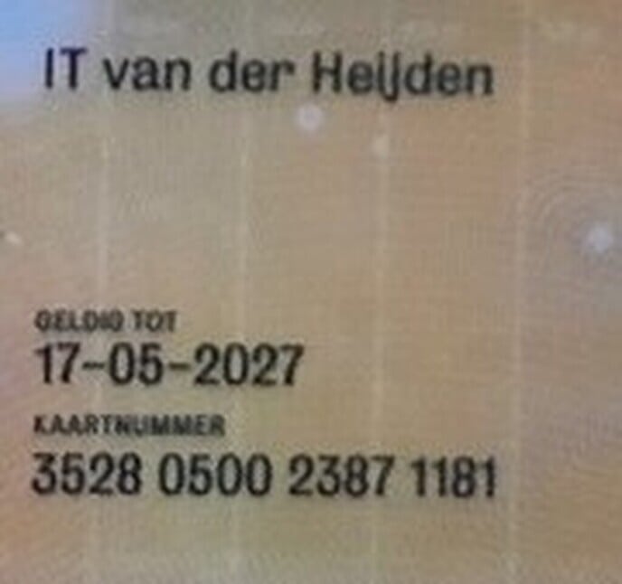 Gevonden pasjes lemelerveld