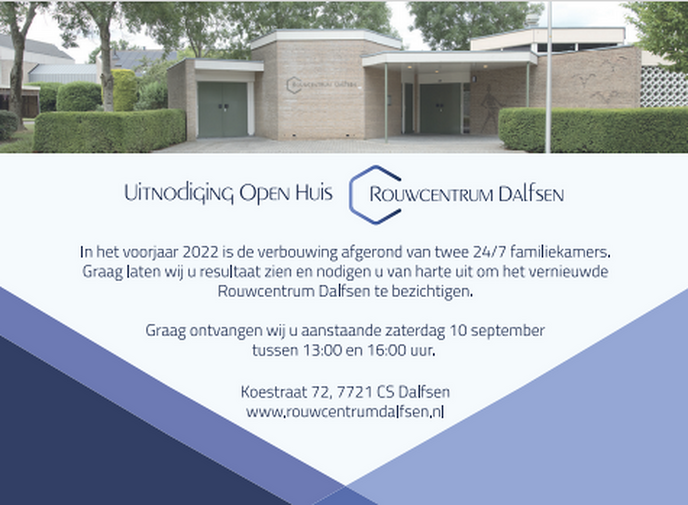 Open Huis Rouwcentrum Dalfsen - Foto: Ingezonden foto