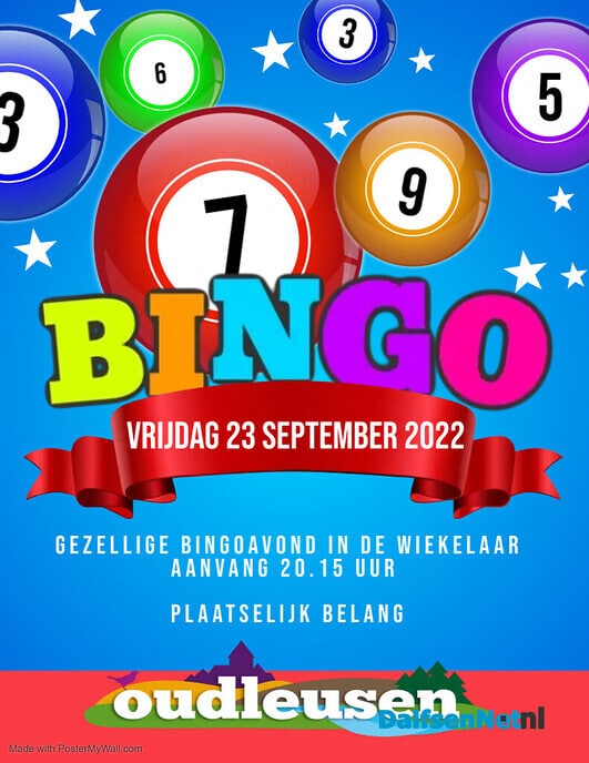Bingo Plaatselijk Belang Oudleusen - Foto: Ingezonden foto