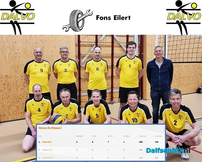 Dalvo 1 / Fons Eilert voortvarend van start in de competitie - Foto: Ingezonden foto