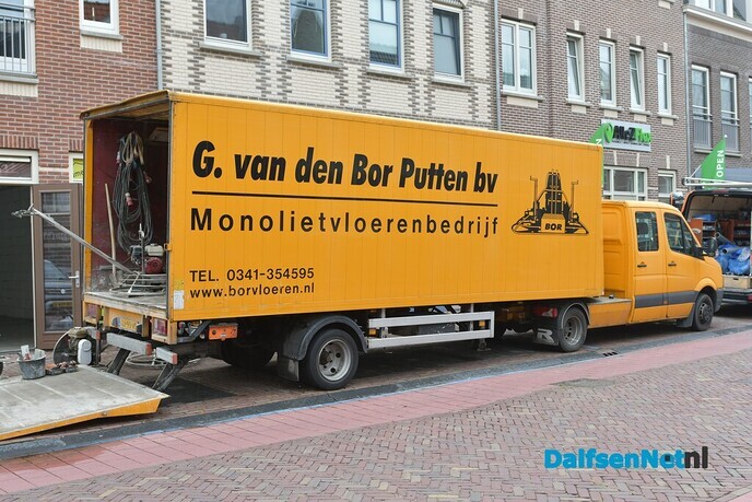 Voorbereidingen gestart bij Domino’s pizzeria Dalfsen? - Foto: Johan Bokma