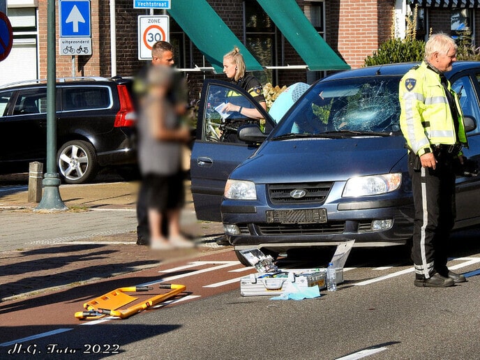 Aanrijding fietser – personenauto Vechtdijk / Vechtstraat