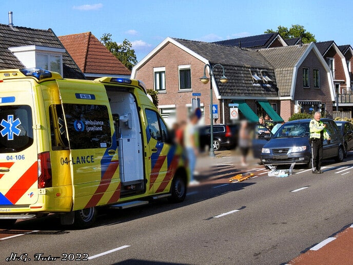 Aanrijding fietser – personenauto Vechtdijk / Vechtstraat