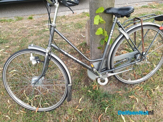 Fiets op het evenemententerrein in Oudleusen - Foto: Ingezonden foto