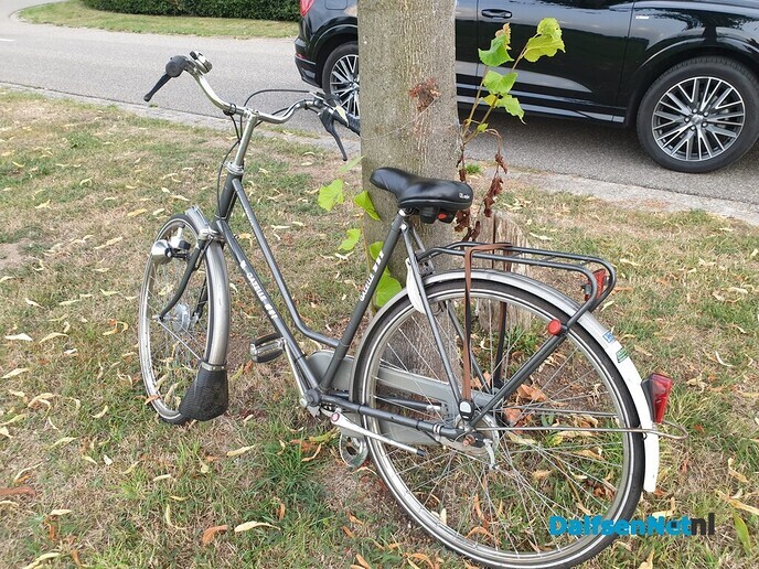 Fiets op het evenemententerrein in Oudleusen - Foto: Ingezonden foto