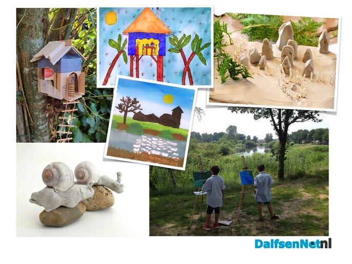 Proeflessen Kinderatelier Dalfsen tijdens de WAK - Foto: Ingezonden foto
