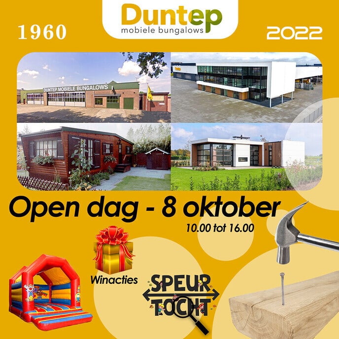 Open huis Duntep | Zaterdag 8 oktober | van 10.00 tot 16.00 uur | vrije inloop