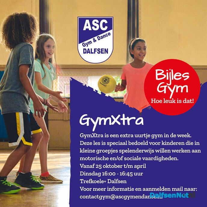 GymXtra – nieuwe les bij ASC Gym en Dance - Foto: Ingezonden foto