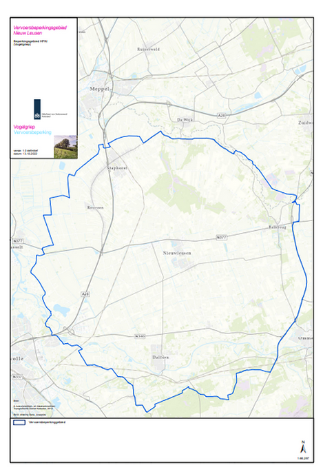 Vervoersbeperking Nieuwleusen