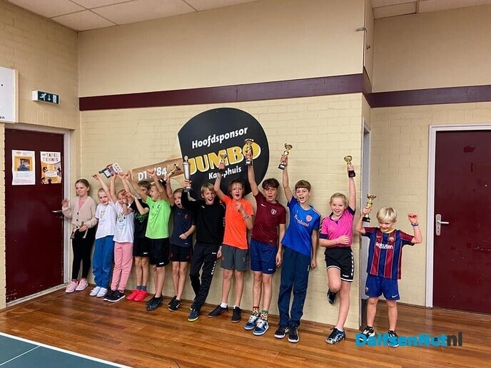 De Polhaar voor het derde jaar op rij de beste tafeltennisschool van Dalfsen! - Foto: Ingezonden foto