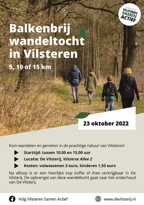 Balkenbrijwandeltocht Vilsteren - Foto: Ingezonden foto