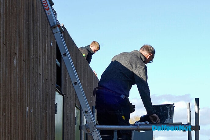 Drukke werkzaamheden bij Natuurboerderij BalkInn (Nieuwleusen) - Foto: Paul Scholten