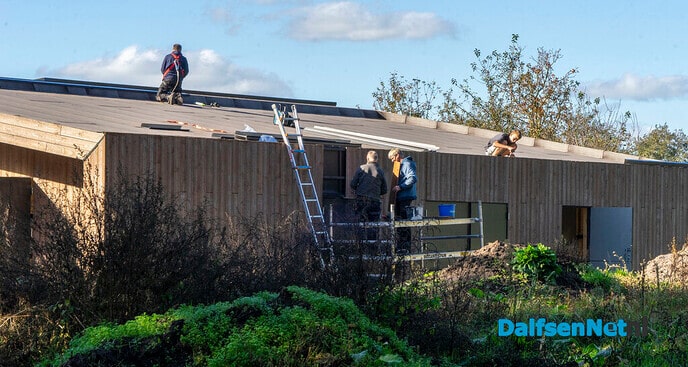 Drukke werkzaamheden bij Natuurboerderij BalkInn (Nieuwleusen) - Foto: Paul Scholten