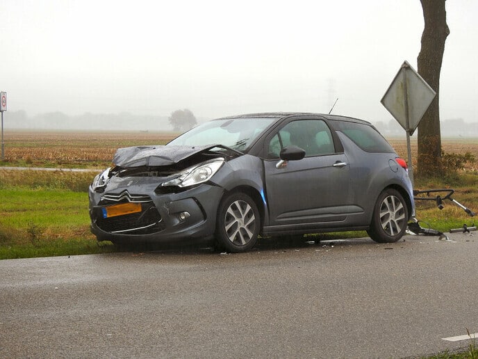 Kettingbotsing op de Dedemsweg