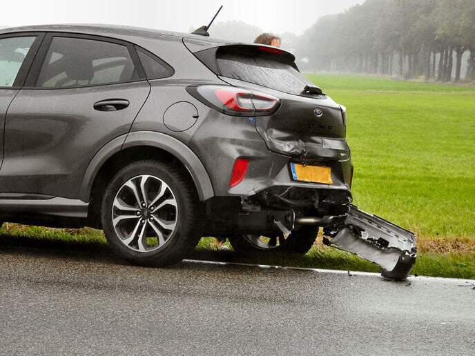 Kettingbotsing op de Dedemsweg