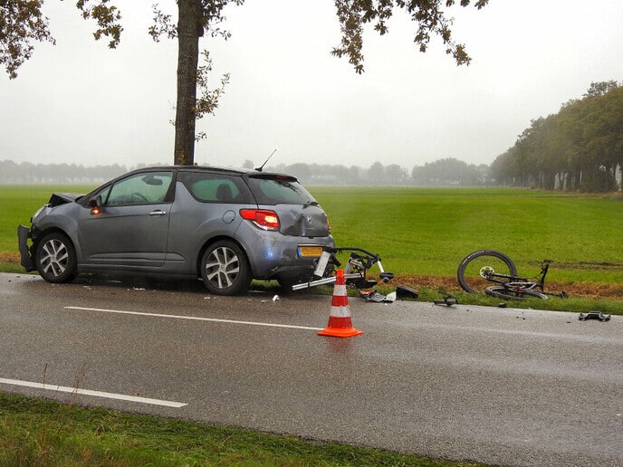 Kettingbotsing op de Dedemsweg