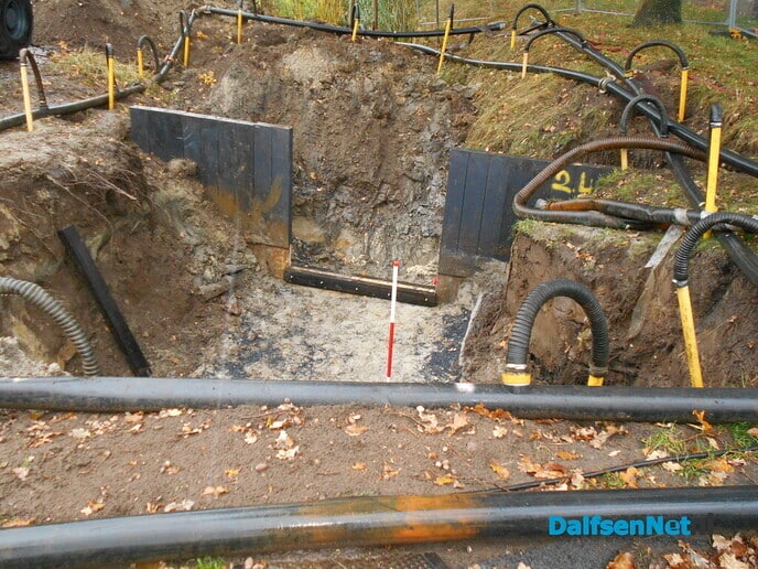 Werk aan gemaal Station Dalfsen