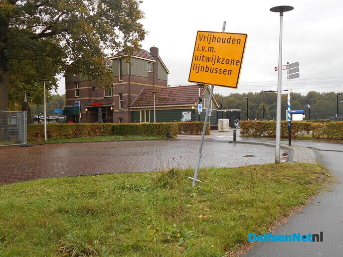 Werk aan gemaal Station Dalfsen