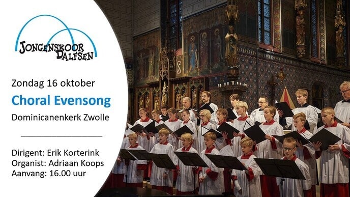 Jongenskoor Dalfsen treedt opnieuw op in Zwolle - Foto: Ingezonden foto