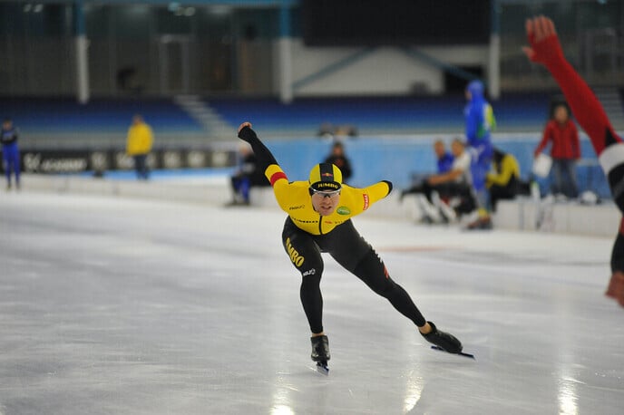 Uniek voor Stokvisdennen, 2 schaatsers naar de World Cup wedstrijden - Foto: Ingezonden foto
