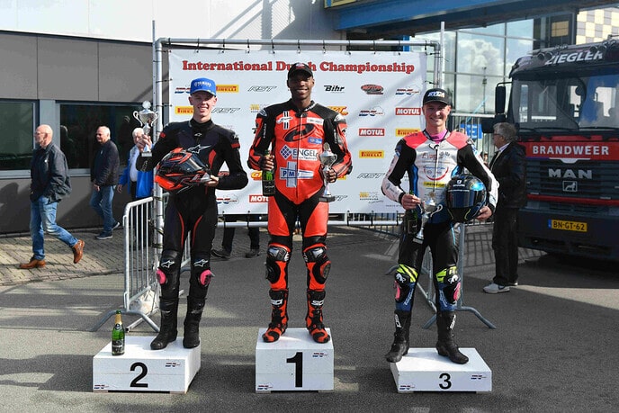 Leon Stolte tweemaal op het podium - Foto: Ingezonden foto
